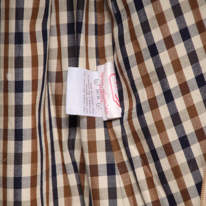 Aquascutum Giacca Piumino Vintage Beige Taglia M Donna
