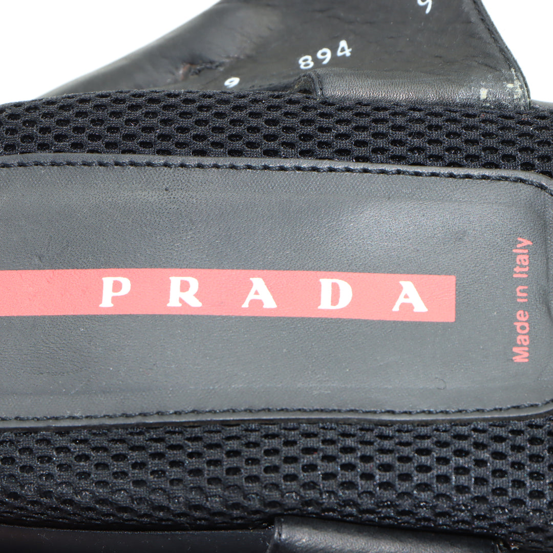 Prada Linea Rossa Sandalo Nero Eu 40 Uomo