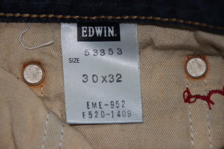 Edwin Miss Edwin Ws Jeans Vintage Denim Taglia W30 L32 Donna Deadstock w/Tags Made in Japan
