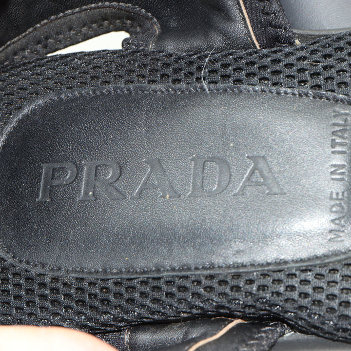 Prada Linea Rossa Sandalo Nero Eu 39 Donna