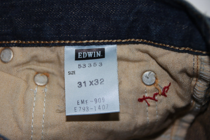 Edwin Miss Edwin Jeans Vintage Denim Taglia W31 L32 Donna Deadstock w/Tags Made in Japan