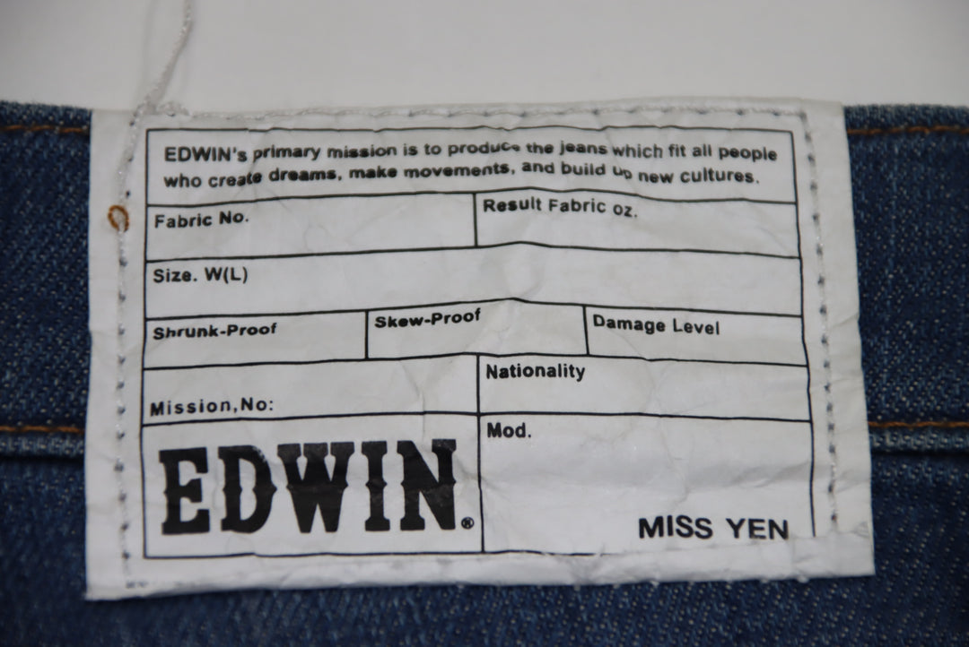 Edwin Miss Yen Jeans Vintage Denim Taglia W30 Donna