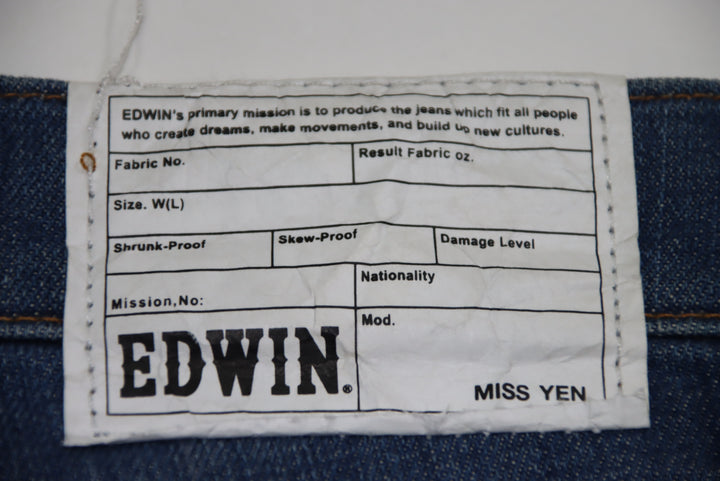 Edwin Miss Yen Jeans Vintage Denim Taglia W30 Donna
