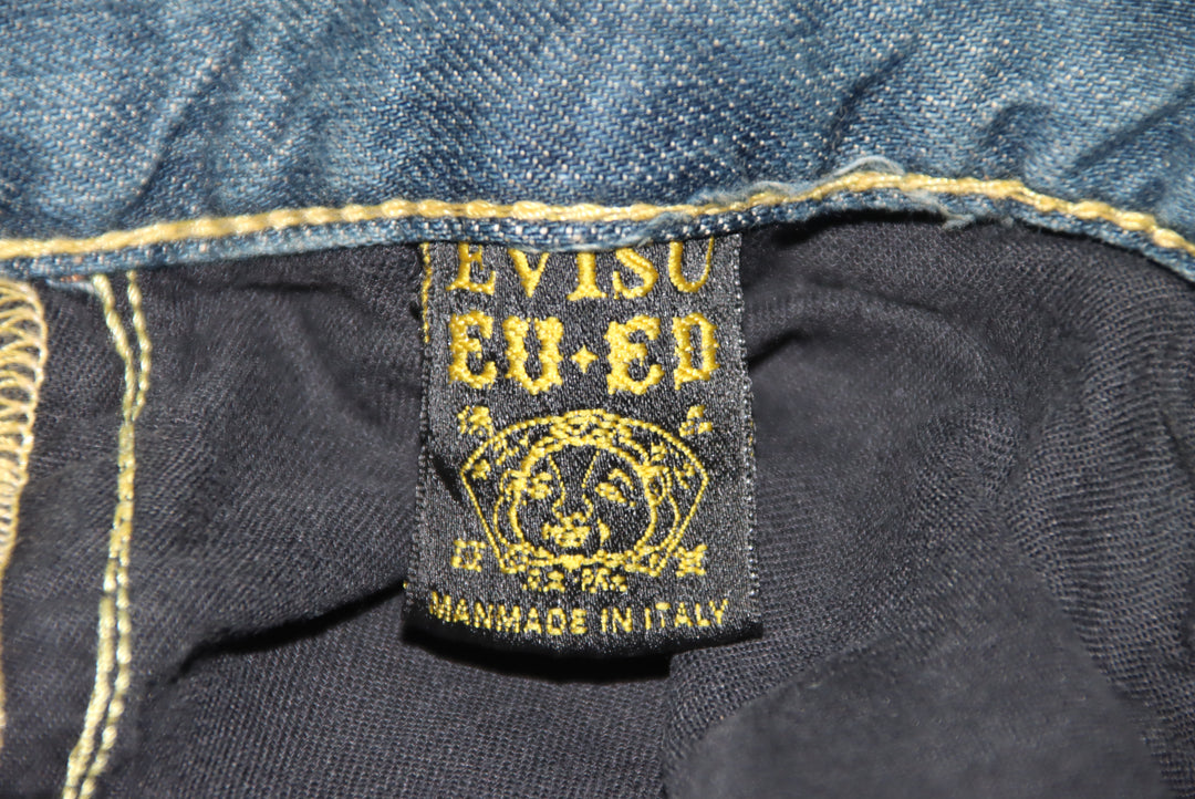 Evisu Jeans Vintage Denim Taglia W32 Uomo Deadstock w/Tags