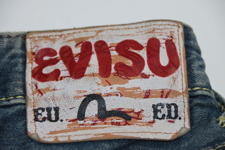 Evisu Jeans Vintage Denim Taglia W32 Uomo Deadstock w/Tags
