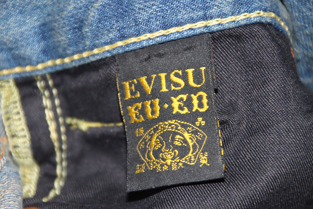 Evisu Jeans Vintage Denim Taglia W28 Donna Deadstock w/Tags
