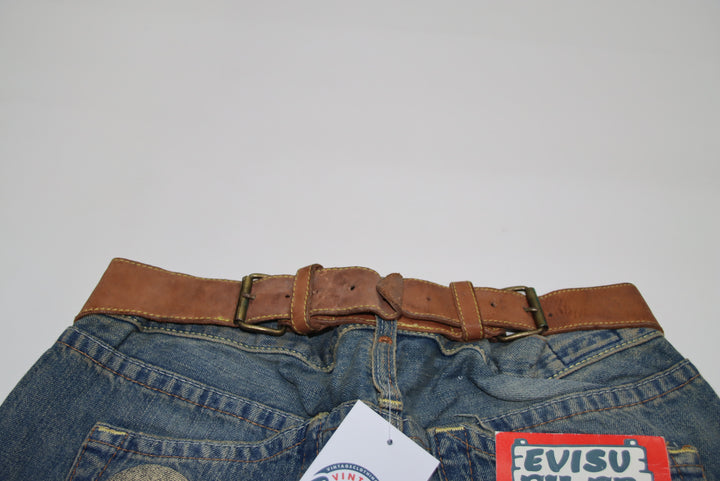 Evisu Jeans Vintage Denim Taglia W28 Donna Deadstock w/Tags