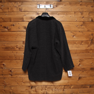 Kenzo Paris Depose Cappotto Vintage 80' Grigio Taglia 40 Donna