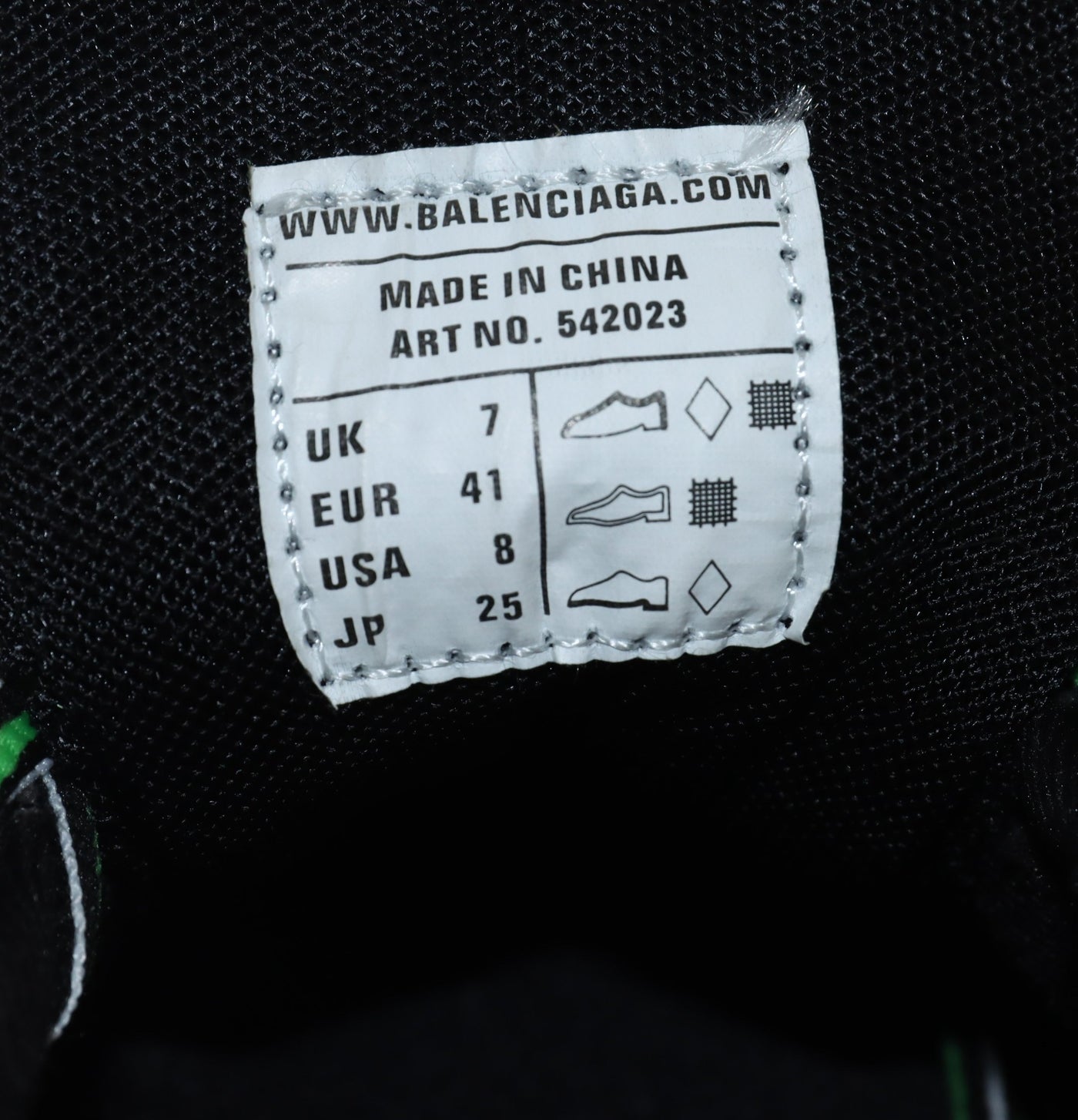 Balenciaga Track Basse Verde Eur 41 Uomo