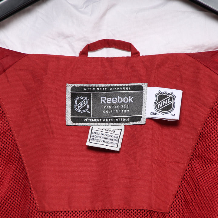 Reebok NHL Coyotes Hockey Giacca a Vento Rosso Taglia L Uomo