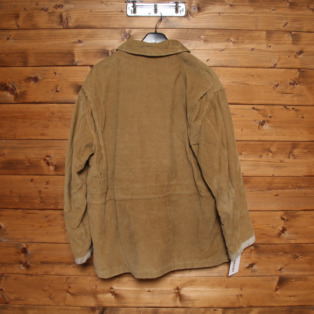 Fay Giacca Beige a Coste Taglia L Uomo