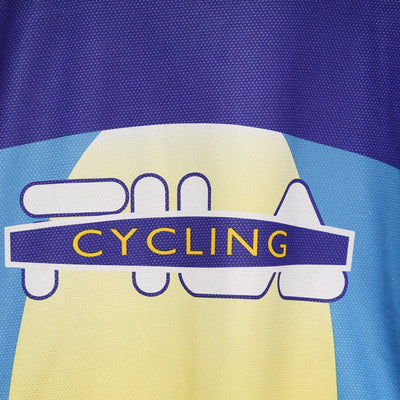Fila Ciclismo Giacca Giallo, Viola e Azzurro Taglia XL Unisex