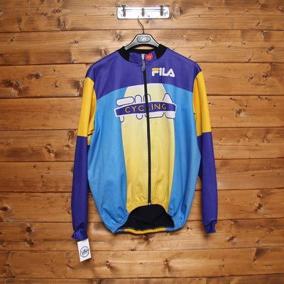 Fila Ciclismo Giacca Giallo, Viola e Azzurro Taglia XL Unisex