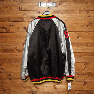 Predators Rugby Jacket Vintage Nero e Rosso Uomo