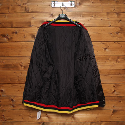 Predators Rugby Jacket Vintage Nero e Rosso Uomo