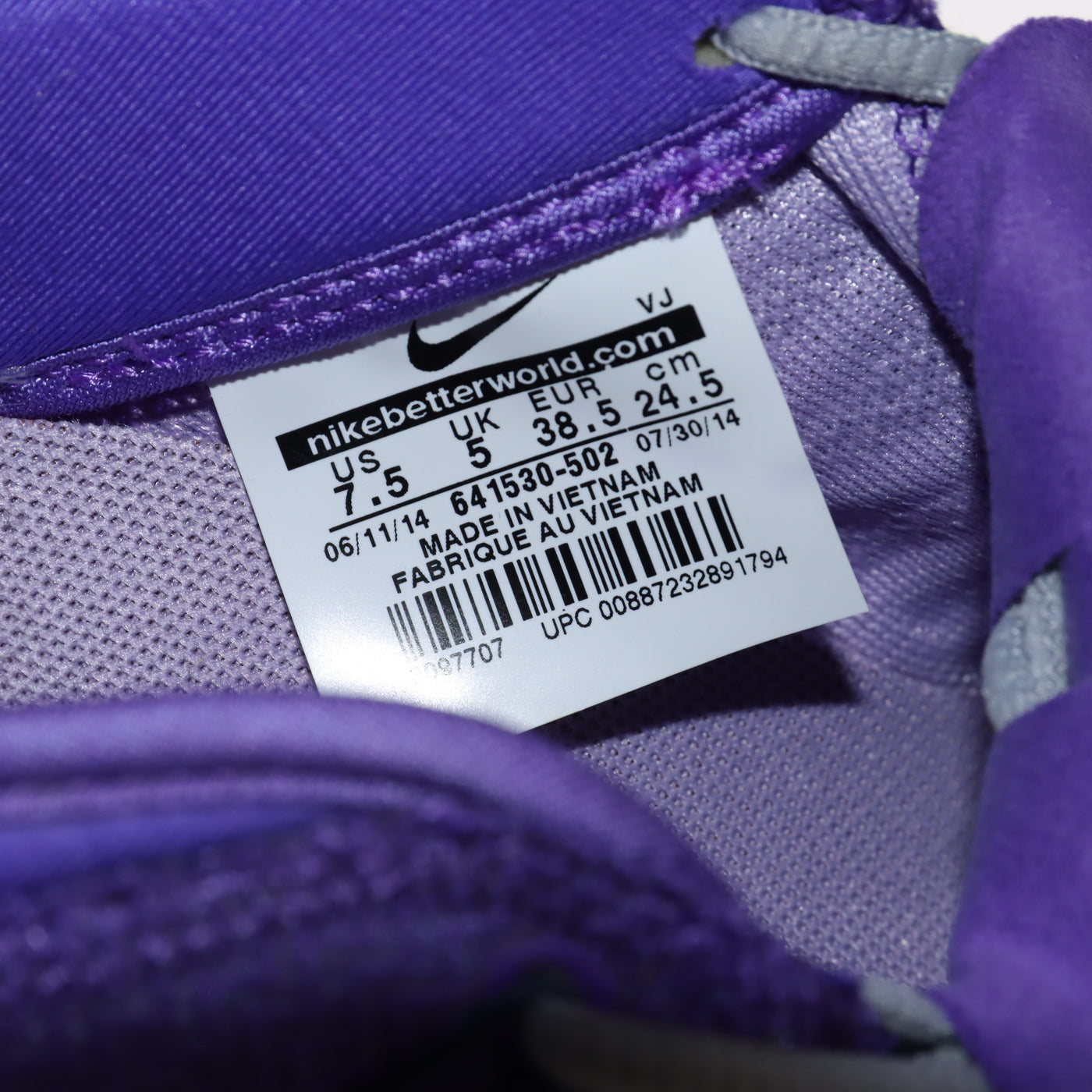 Nike Free Cross bionic Running Basse Viola Eur 38.5 Unisex