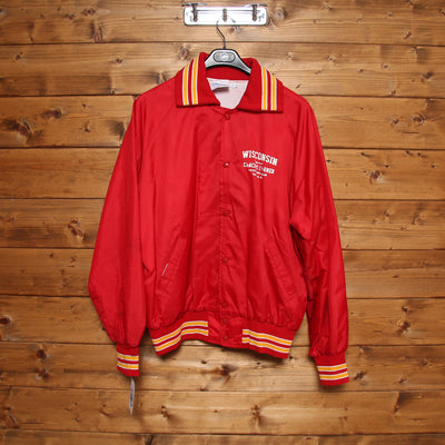 Gem Giacca a Vento Vintage Rosso Taglia L Uomo Made in USA