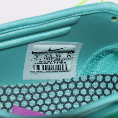 Nike Free Cross bionic Running Basse Verde Acqua Eur 39 Unisex