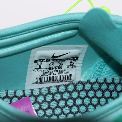 Nike Free Cross bionic Running Basse Verde Acqua Eur 39 Unisex