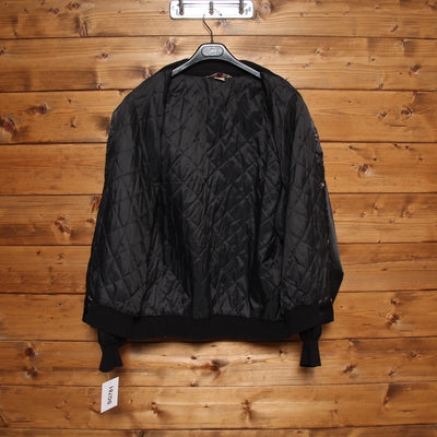 West Ark Giacca Bomber Nero Taglia L Donna Made in USA