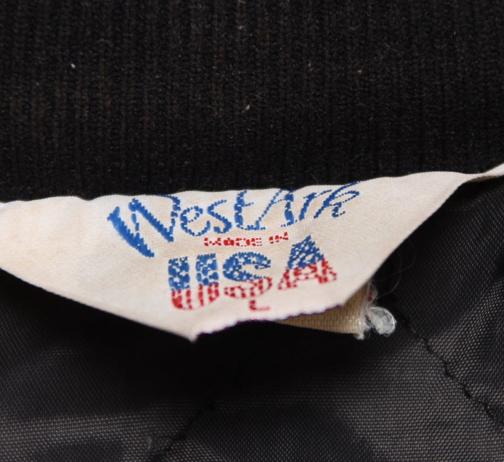 West Ark Giacca Bomber Nero Taglia L Donna Made in USA