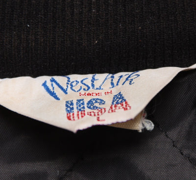 West Ark Giacca Bomber Nero Taglia L Donna Made in USA