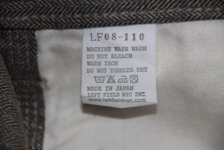Left Field American Workwear Cargo Martingala Jeans Vintage Verde Taglia L Uomo Deadstock w/Tags Made in Japan