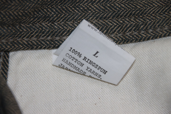 Left Field American Workwear Cargo Martingala Jeans Vintage Verde Taglia L Uomo Deadstock w/Tags Made in Japan