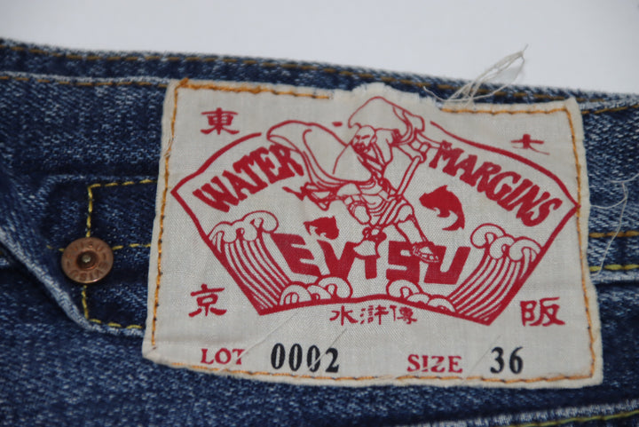 Evisu Martingala Regular Jeans Denim Taglia W36 Uomo