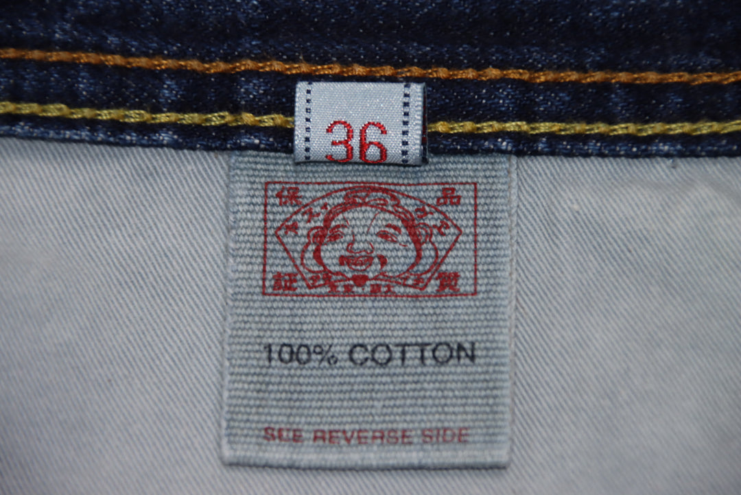 Evisu Martingala Regular Jeans Denim Taglia W36 Uomo