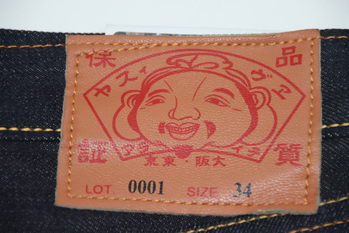 Evisu Jeans Denim Taglia W34 Uomo Deadstock w/Tags