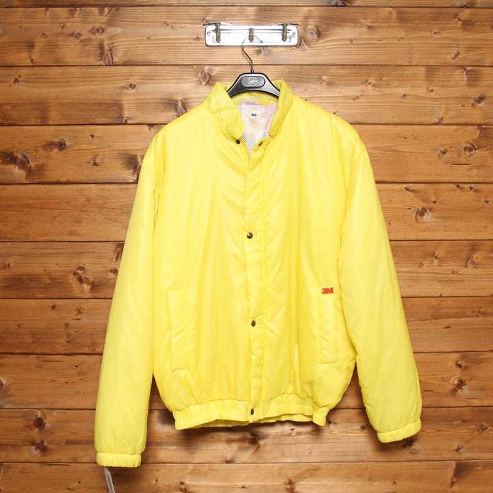 3M Giacca Bomber Giallo Vintage Taglia XL Uomo