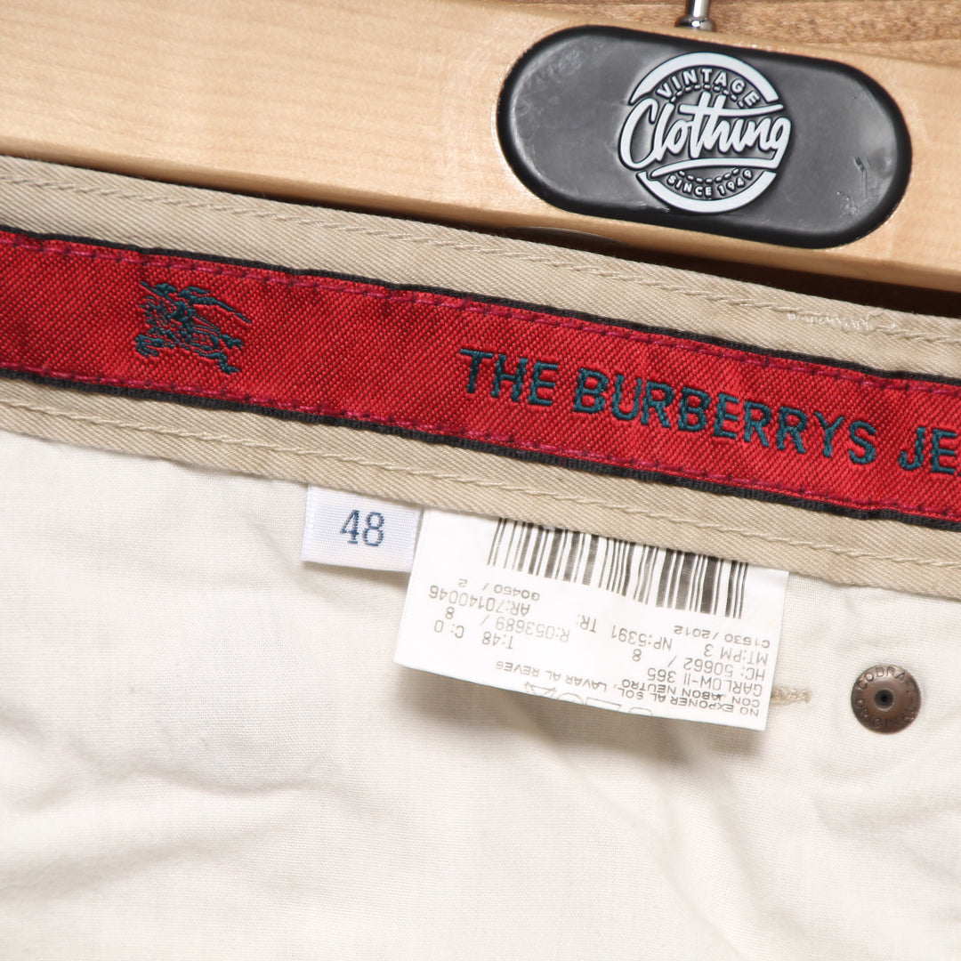 Burberrys Jeans Beige Taglia 48 Unisex Vita Alta