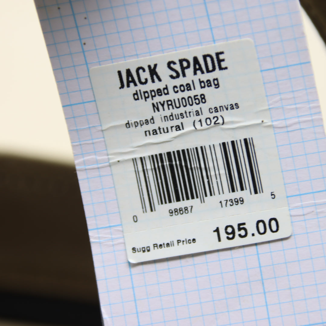 Jack Spade Borsa Arancione e Bianco Donna Deadstock w/Tags