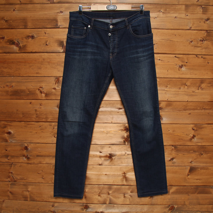 Prada Jeans Denim W35 Unisex Vita Alta