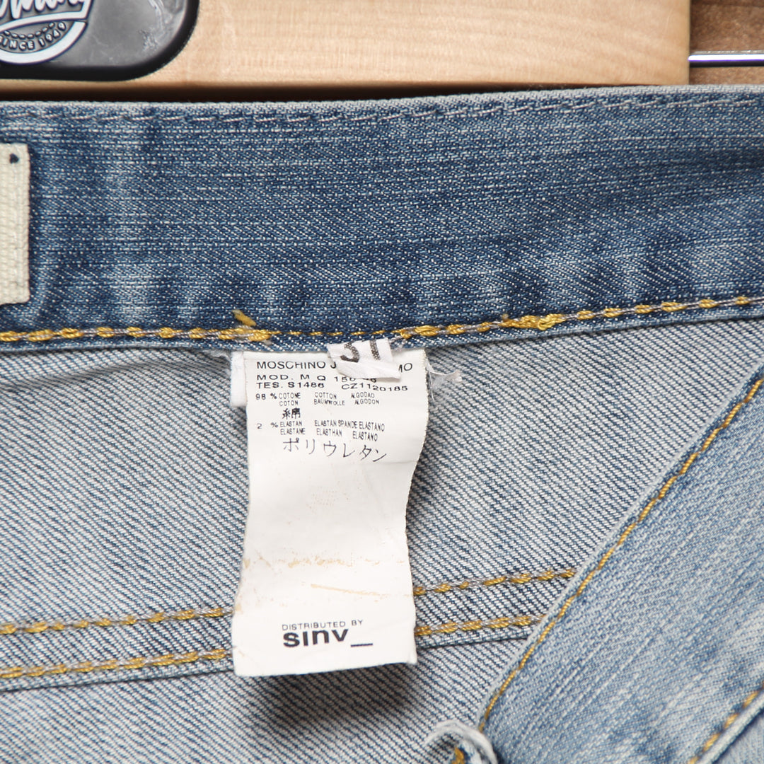 Moschino Jeans Nero W31 Uomo Vita Media