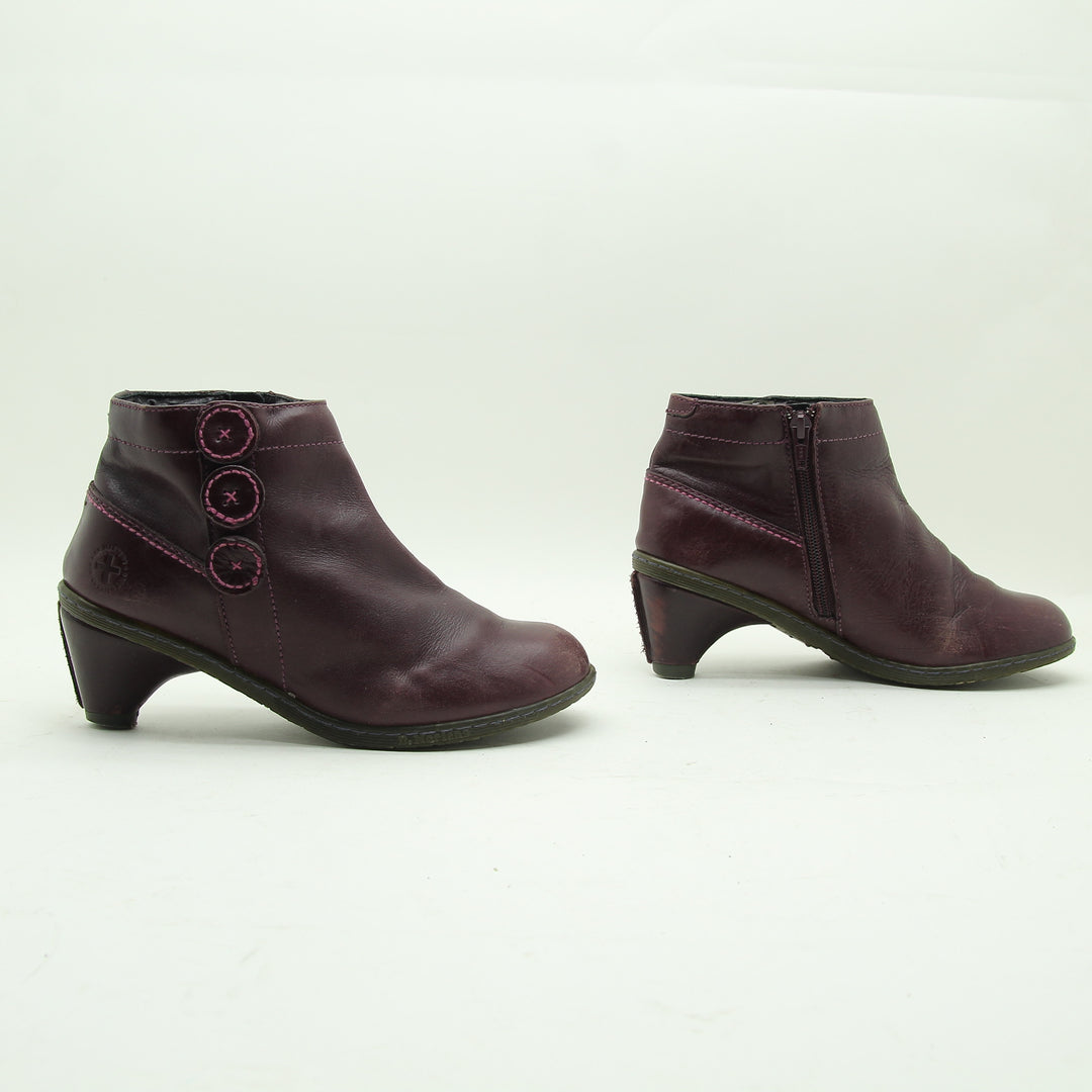 Dr Martens Dia Tronchetto Bordeaux Numero 38 Donna