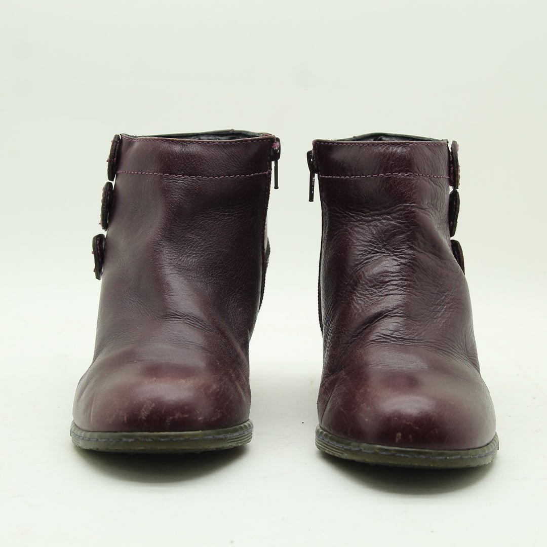 Dr Martens Dia Tronchetto Bordeaux Numero 38 Donna