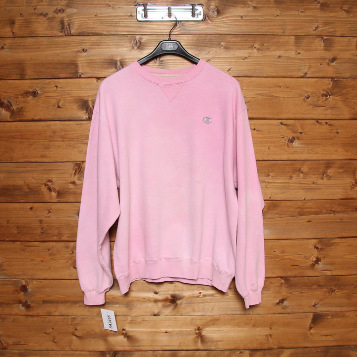 Champion Felpa Rosa Taglia L Unisex