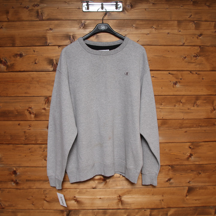 Champion Felpa Grigia Taglia XL Unisex