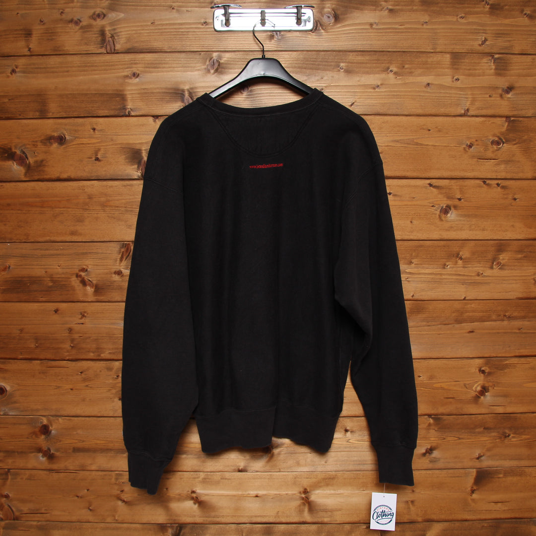 Champion Premium Reverse Weave Felpa Nero Taglia XL Unisex