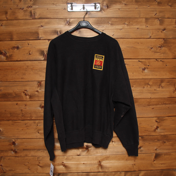 Champion Premium Reverse Weave Felpa Nero Taglia XL Unisex