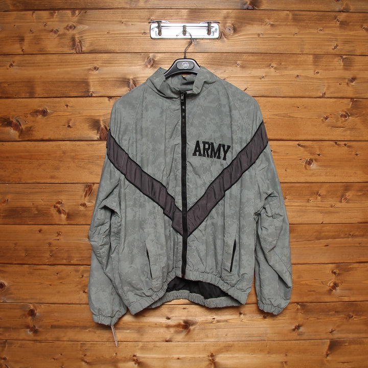 Track Top Army Vintage Grigio Taglia L Uomo