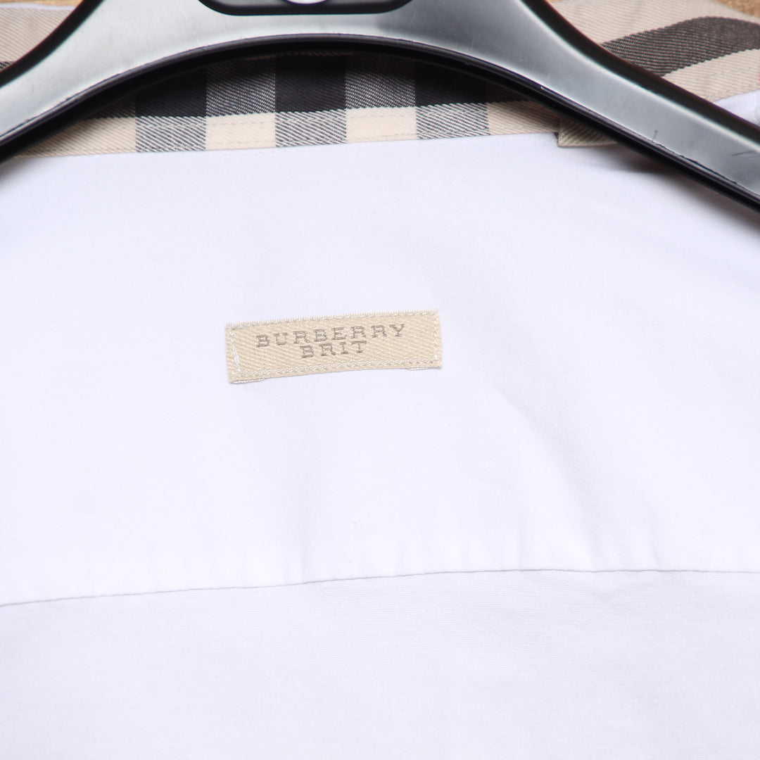 Camicia Vintage Burberry Bianco Taglia XL Bambino