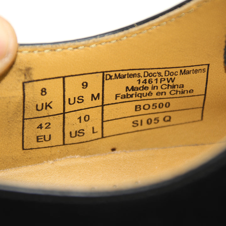 Dr Martens 1461 PW Scarpa Nera Numero 42 Unisex