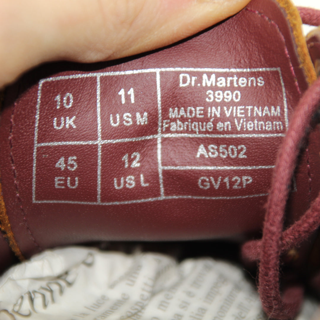 Dr Martens 3990 Scarpa Stringata Marrone Numero 45 Unisex