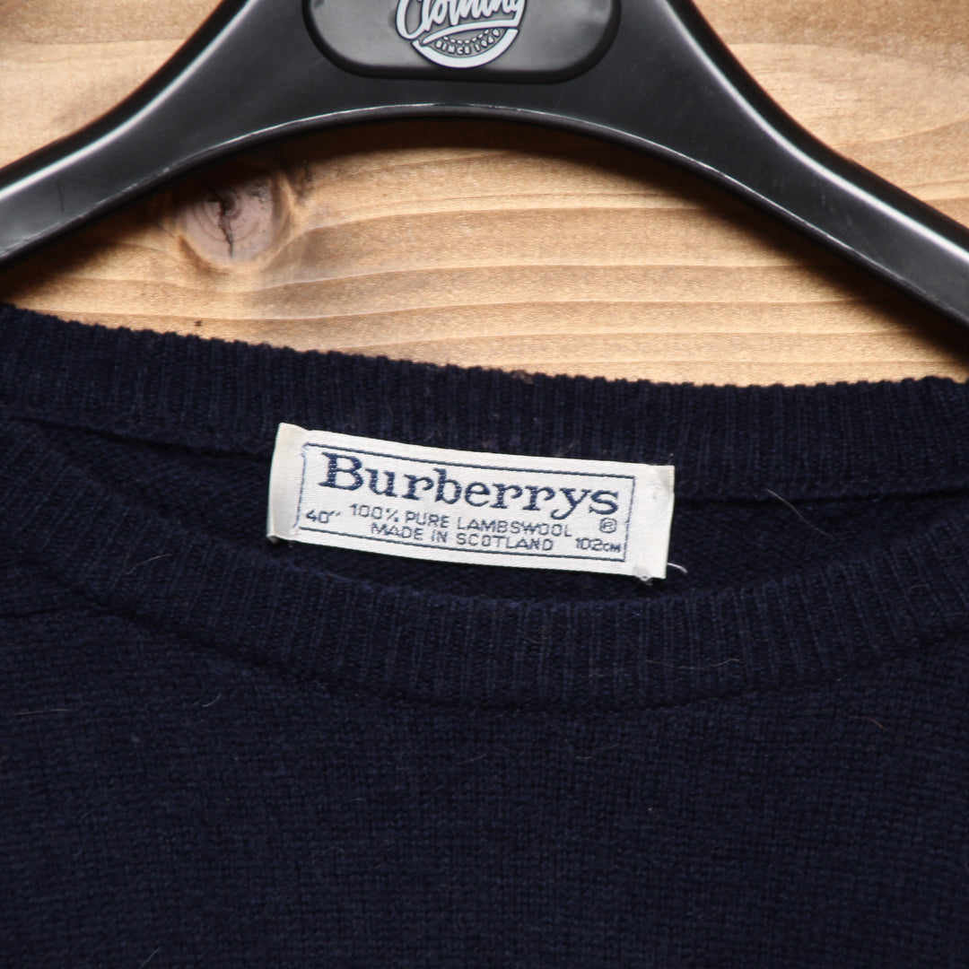 Maglione Burberrys Blu Taglia 40 Unisex