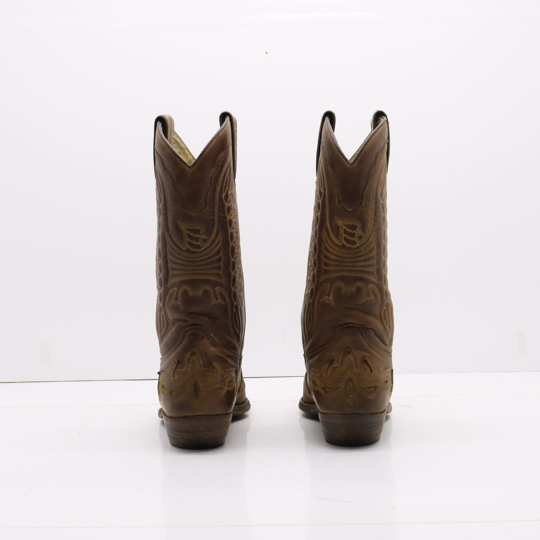 Sancho Stivale Cowboy Western Marrone Numero 36 Donna