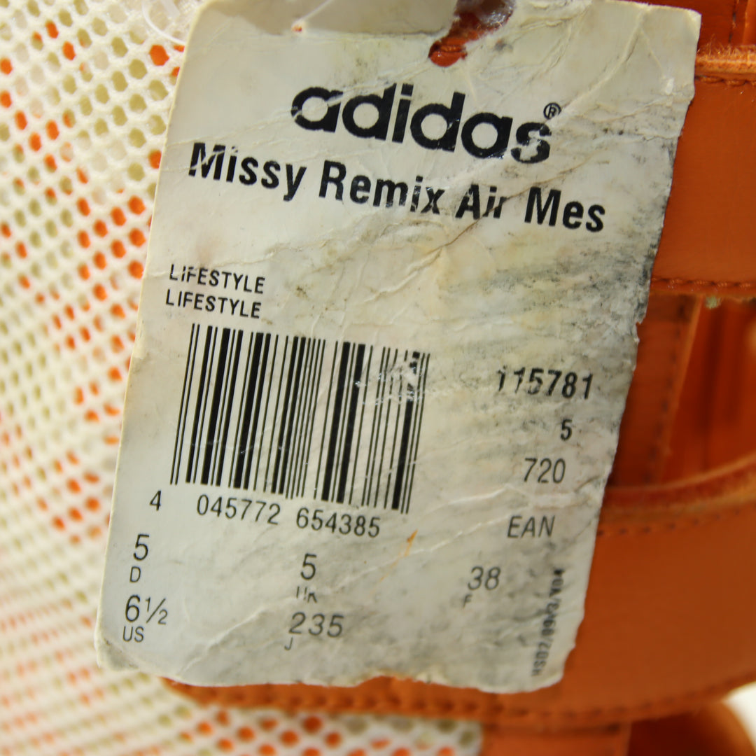 Adidas x Missy Elliot Stivaletto Bianco e Arancione Numero 38 Donna Deadstock w/Tags