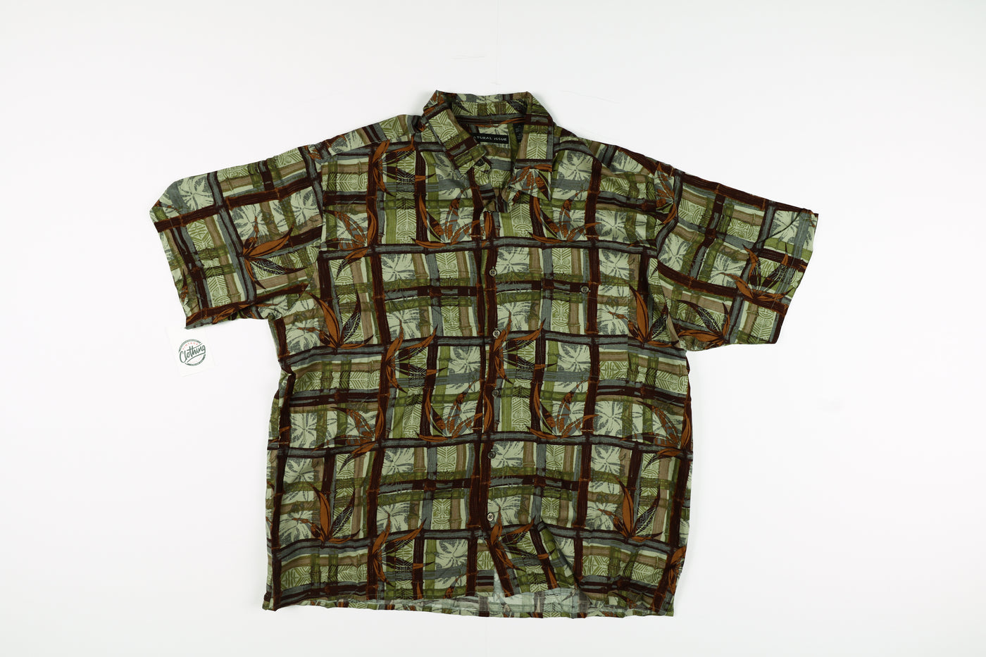 Camicia vintage Natural Issue Made in Korea Hawaiana Taglia XL